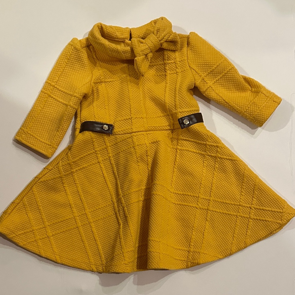 Janie and Jack Mustard Yellow 2T Dress - Picture 2 of 4